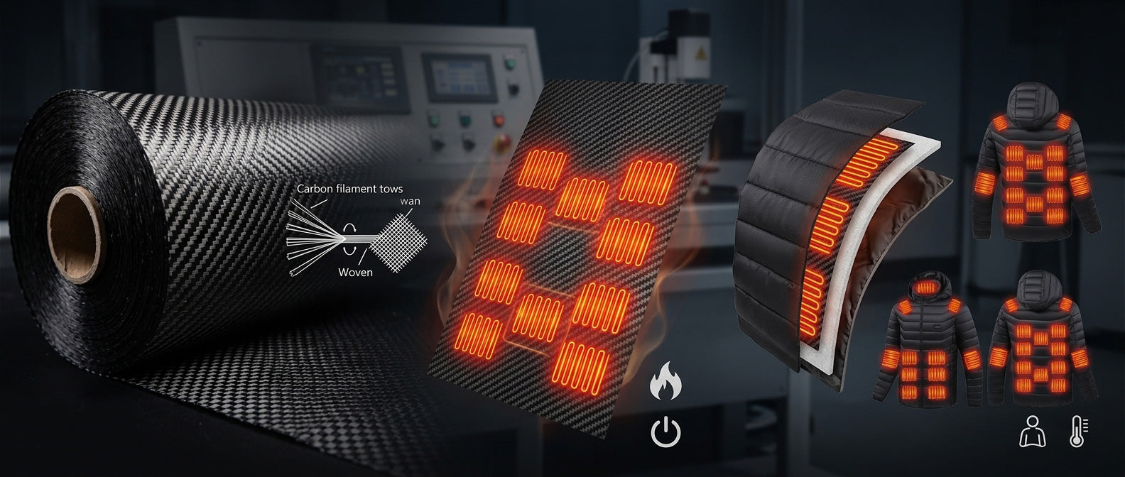 Why Firoth Heated Apparel Use Carbon Fiber