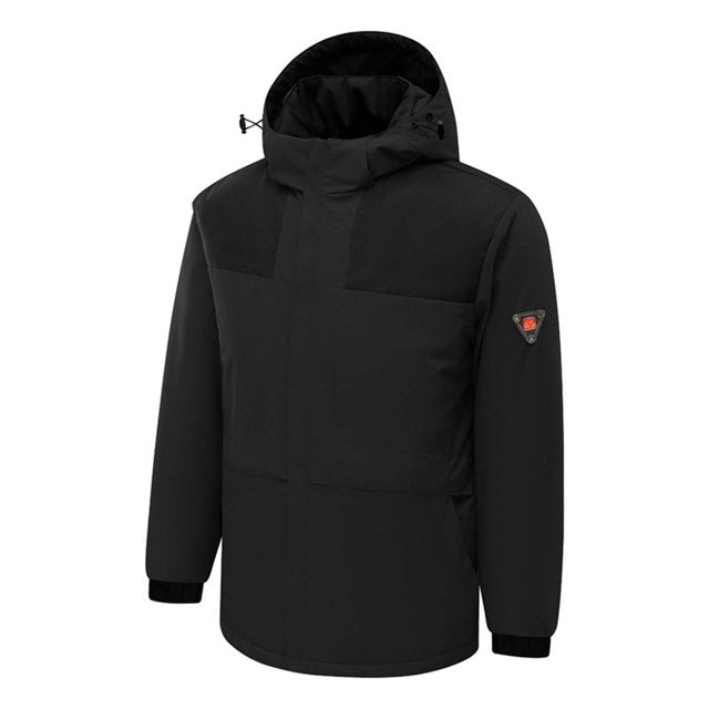 Winter Hooded Heated Coats for Men and Women, Windproof Waterproof Unisex Heating Warm Jackets, Large Heating Zones 3 Levels Heat Control USB Charging Electric Body Warmer Overcoat Hoodie