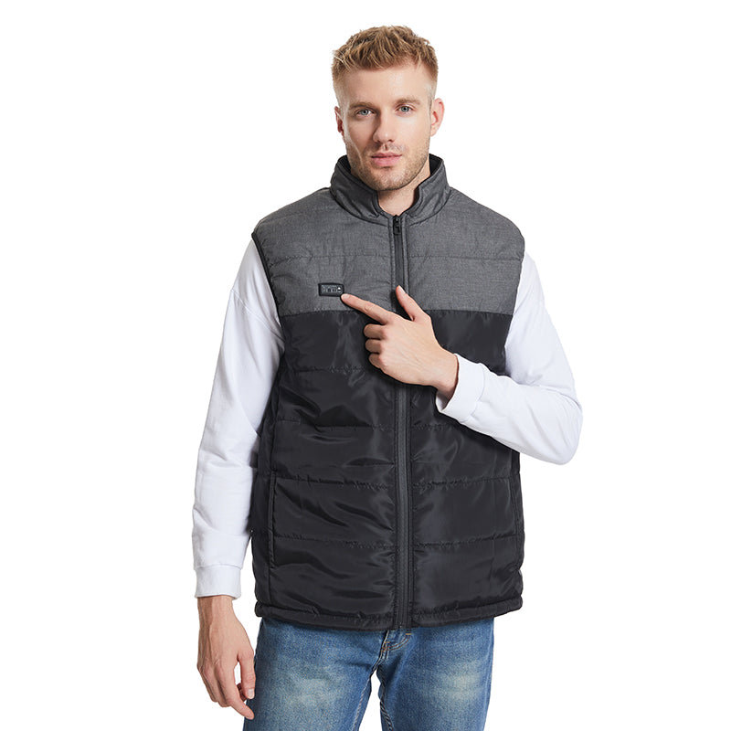 Dual Control 15 Heating Areas Heated Vests for Women Men USB Electric Windproof Winter Warm Gillette Jacket with Zipper