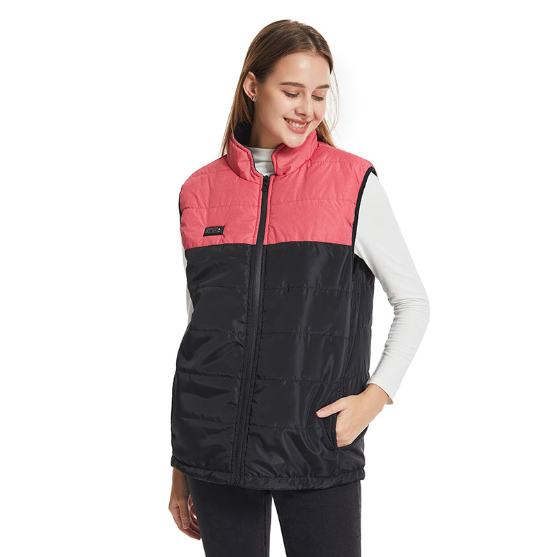 Dual Control 15 Heating Areas Heated Vests for Women Men USB Electric Windproof Winter Warm Gillette Jacket with Zipper