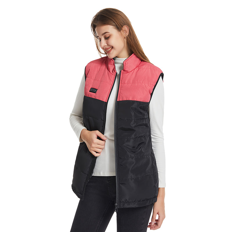 Dual Control 15 Heating Areas Heated Vests for Women Men USB Electric Windproof Winter Warm Gillette Jacket with Zipper