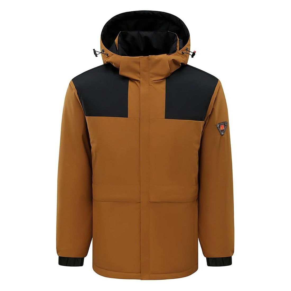 Winter Hooded Heated Coats for Men and Women, Windproof Waterproof Unisex Heating Warm Jackets, Large Heating Zones 3 Levels Heat Control USB Charging Electric Body Warmer Overcoat Hoodie