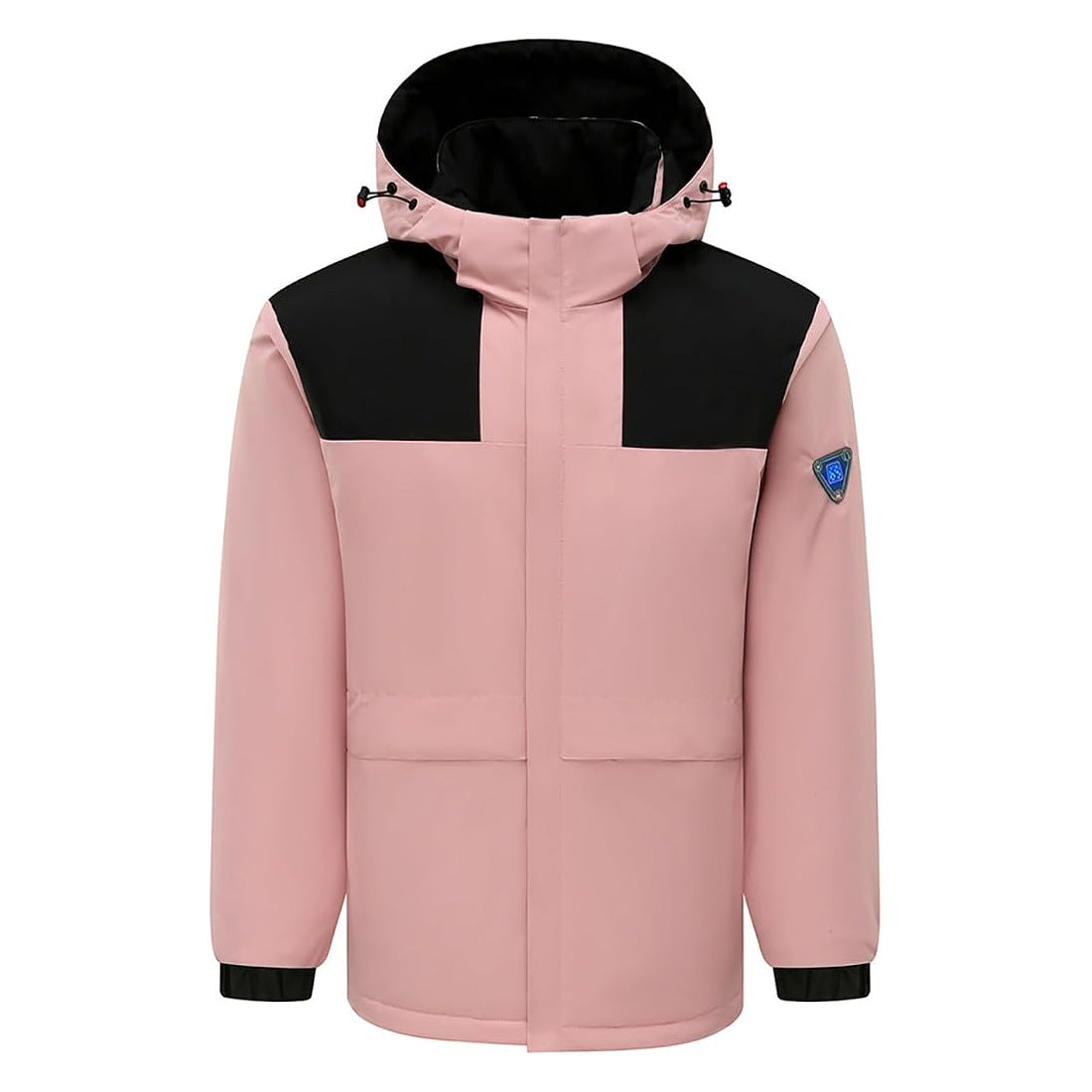 Winter Hooded Heated Coats for Men and Women, Windproof Waterproof Unisex Heating Warm Jackets, Large Heating Zones 3 Levels Heat Control USB Charging Electric Body Warmer Overcoat Hoodie