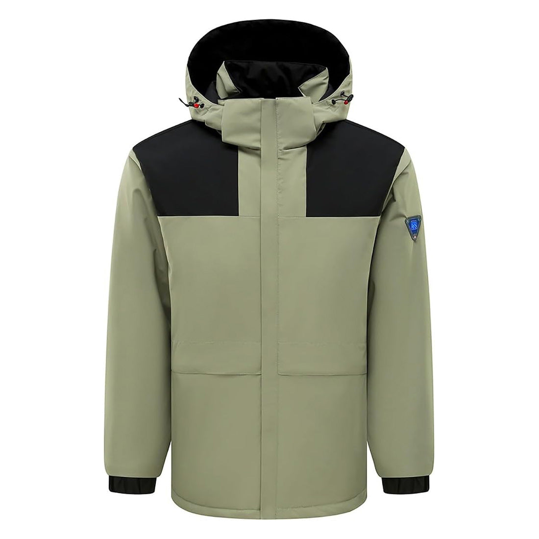 Winter Hooded Heated Coats for Men and Women, Windproof Waterproof Unisex Heating Warm Jackets, Large Heating Zones 3 Levels Heat Control USB Charging Electric Body Warmer Overcoat Hoodie