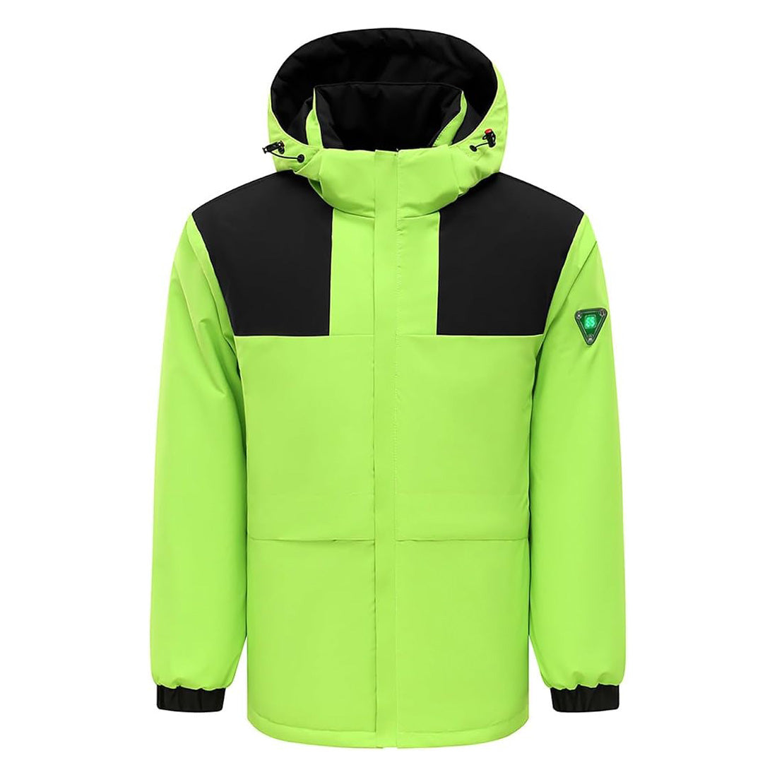 Winter Hooded Heated Coats for Men and Women, Windproof Waterproof Unisex Heating Warm Jackets, Large Heating Zones 3 Levels Heat Control USB Charging Electric Body Warmer Overcoat Hoodie