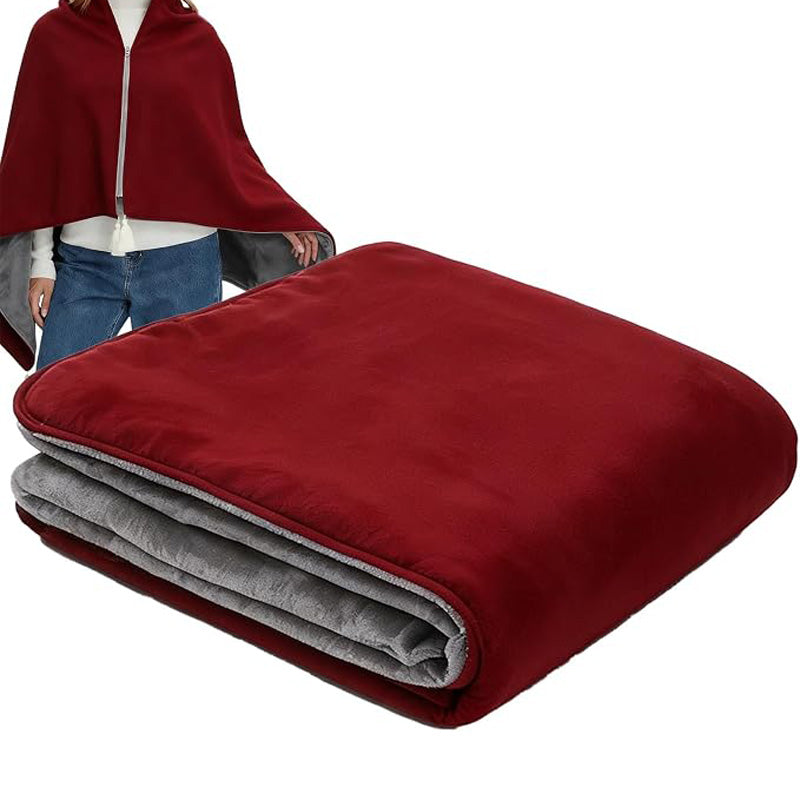 3 Heat Levels Electric USB Heated Shawl Blanket, Portable Washable Throw Heating Shawl For Women Winter Warm Soft Heated Shawls Wraps For Bed, Couch, Sofa, Home