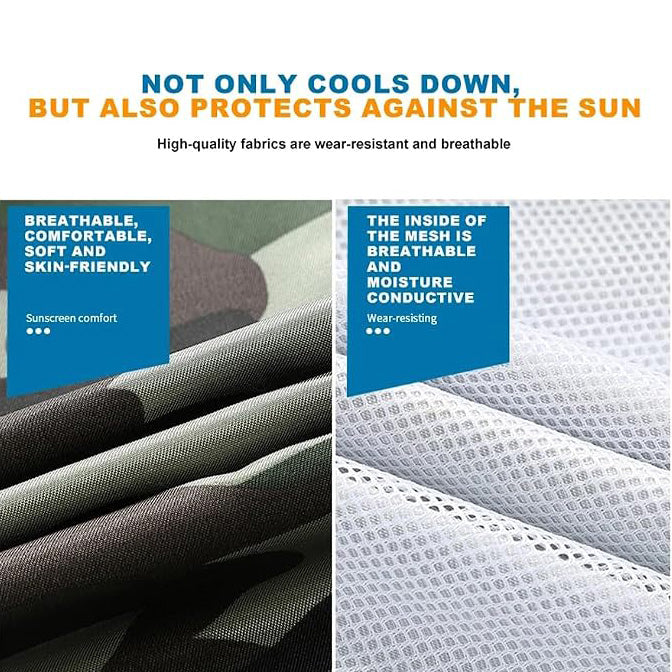 Summer Cooling Jacket with 2 Fans 3-Speed Settings Breathable Fabric Comfort Safety Reflective Strips Sun Protection Refrigeration Air Conditioning Clothes for Hot Weather