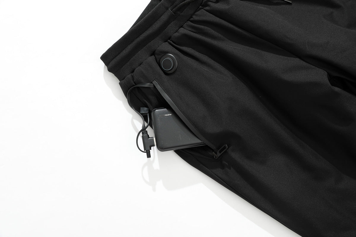 Electric Heated Pants for Men Women 12 Heating Zones 3-Level Temperature Adjustment USB Thermal Casual & Sports Long Trousers