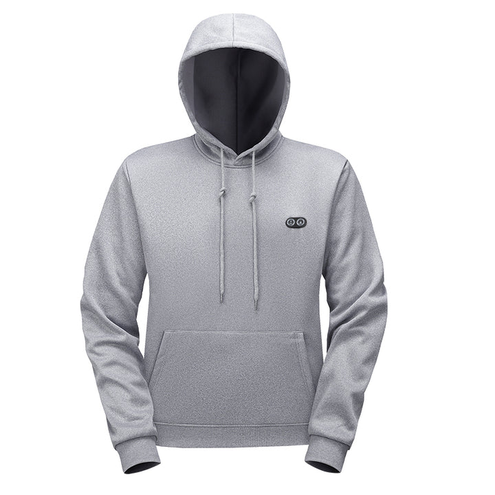 Electric Heated Hoodie for Men Women Dual Control 17 Areas Heating Fleece Lining Warm Hooded Sweatshirt