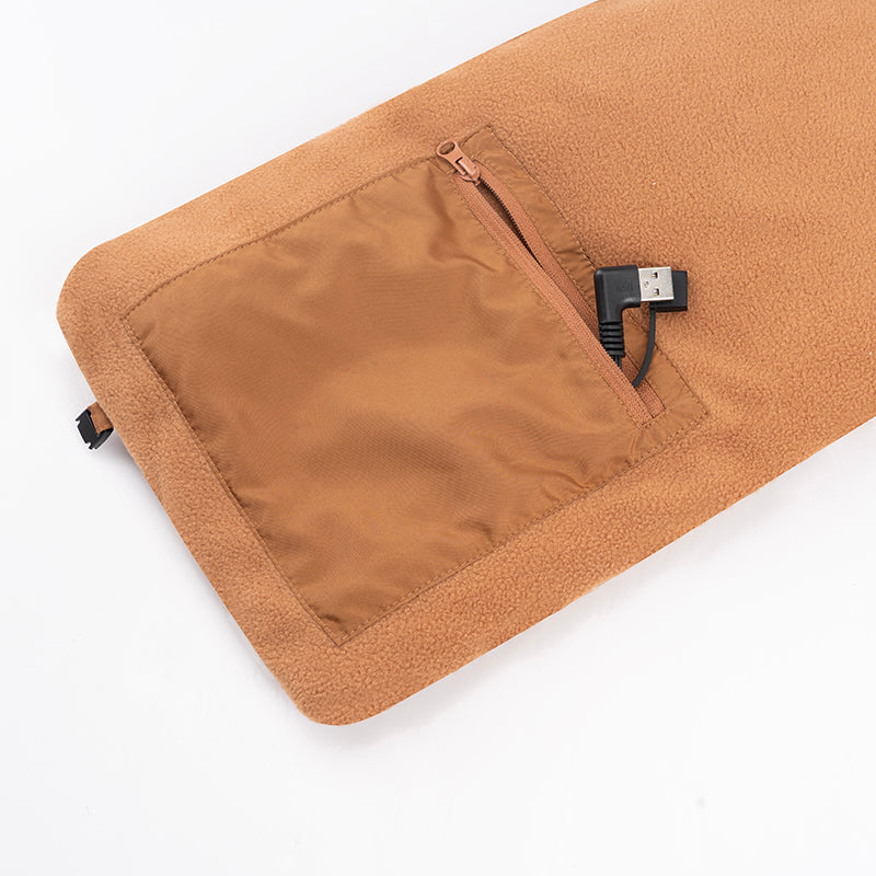 120X20CM Winter Smart USB Heated Neck Warmer Scarf for Women Men 3 Level Temperature Control Button Adjust Warm Hot Therapy Neck Heating Pad