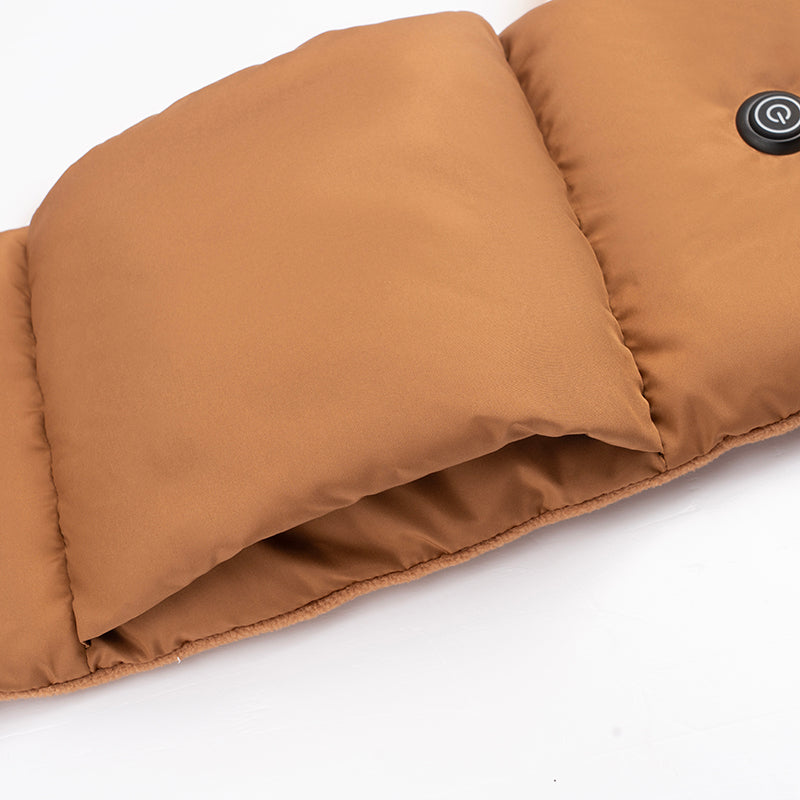 120X20CM Winter Smart USB Heated Neck Warmer Scarf for Women Men 3 Level Temperature Control Button Adjust Warm Hot Therapy Neck Heating Pad