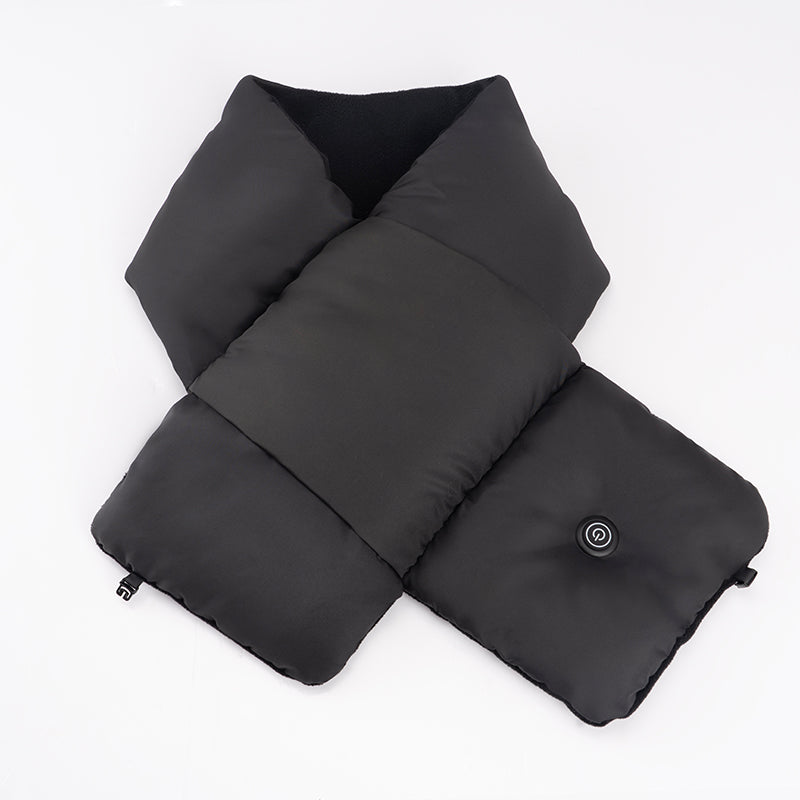 120X20CM Winter Smart USB Heated Neck Warmer Scarf for Women Men 3 Level Temperature Control Button Adjust Warm Hot Therapy Neck Heating Pad