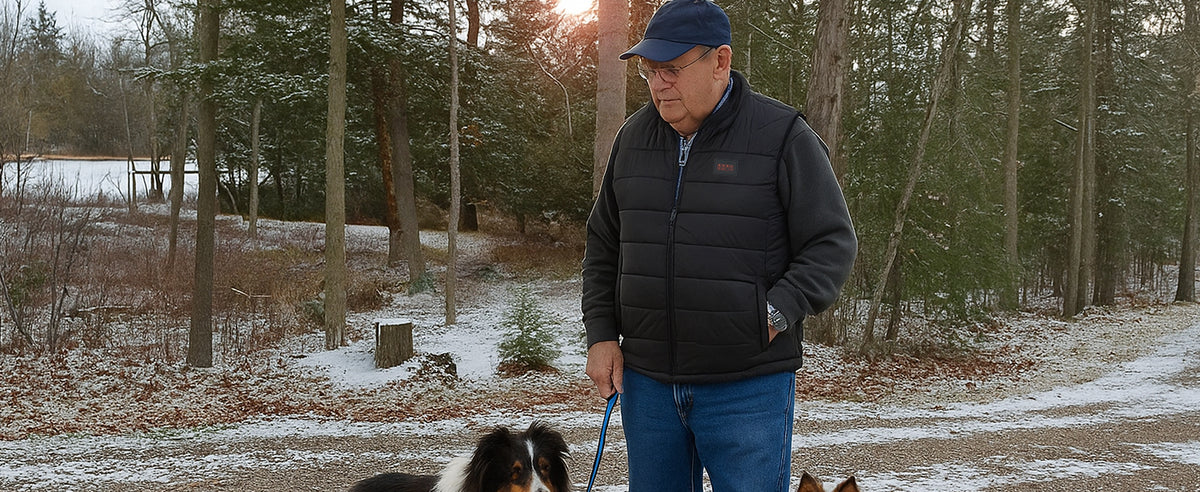 Heated Vest Stay Cosy on Winter Walks