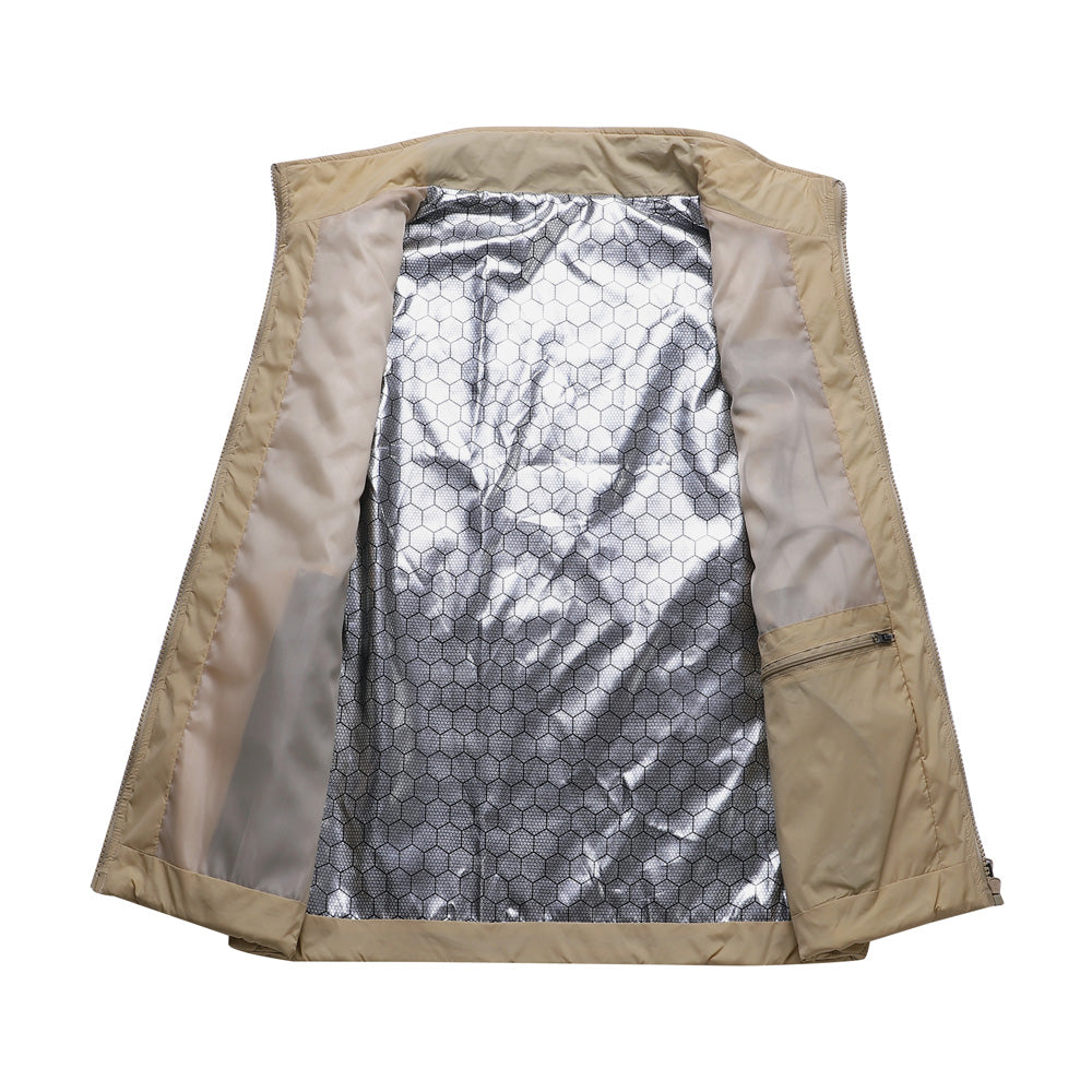 Women's Heated Waistcoat 21-zone Electric Heating Zones Rechargeable Sleeveless Thermal Insulated Vest