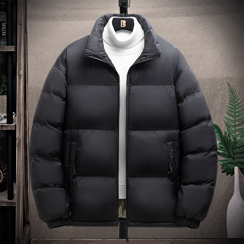 USB Heated Outerwear Coats for Men Winter Warm 6 Heating Zones Intelligent Constant Temperature Quilted Zip-Up Puffer Jacket