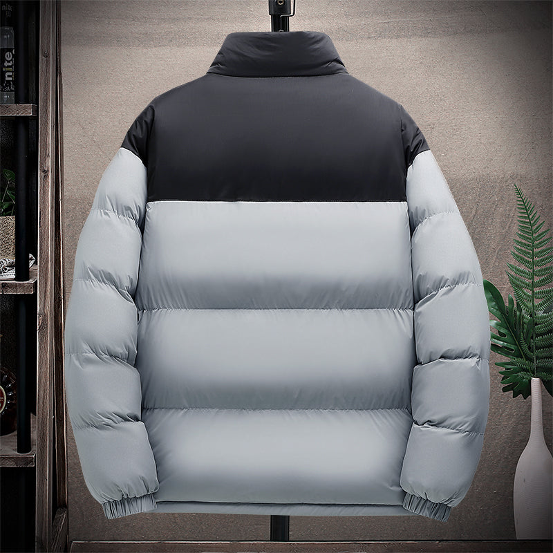 USB Heated Outerwear Coats for Men Winter Warm 6 Heating Zones Intelligent Constant Temperature Quilted Zip-Up Puffer Jacket
