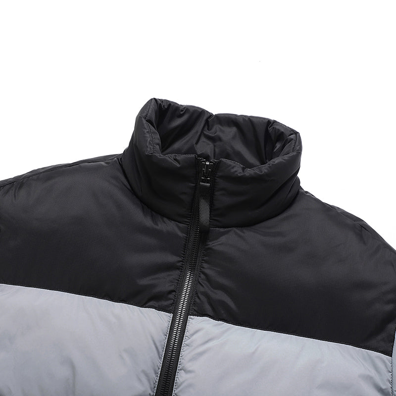 USB Heated Outerwear Coats for Men Winter Warm 6 Heating Zones Intelligent Constant Temperature Quilted Zip-Up Puffer Jacket