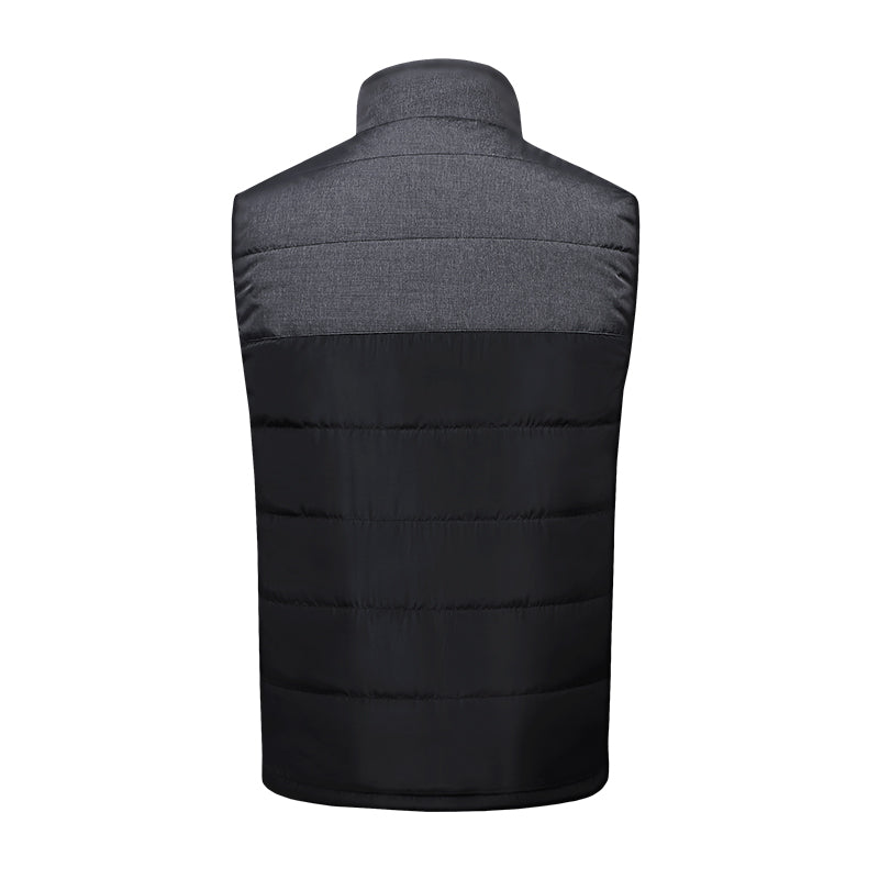 Dual Control 15 Heating Areas Heated Vests for Women Men USB Electric Windproof Winter Warm Gillette Jacket with Zipper