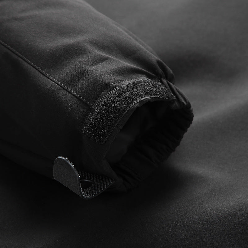 Soft Shell Electric Heated Jacket for Men Women with Detachable Hood 8 Heating Zones 3 Levels of Temperature Control Heating Winter Coat for Outdoor Hiking Skiing Hunting