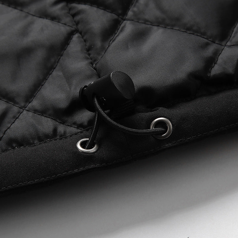 Soft Shell Electric Heated Jacket for Men Women with Detachable Hood 8 Heating Zones 3 Levels of Temperature Control Heating Winter Coat for Outdoor Hiking Skiing Hunting