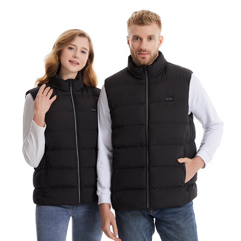 4 Control 26 Carbon Fiber Heating Pads Heated Gilet for Men Women 3 Heat Adjustable Electric USB Charging Winter Warm Heated Body Warmer