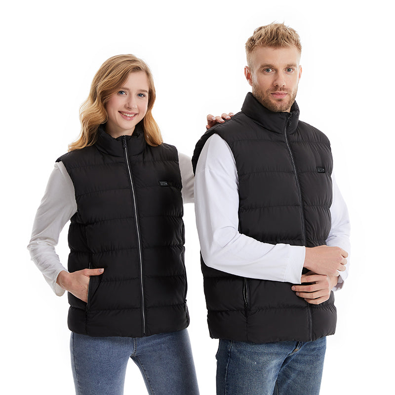 4 Control 26 Carbon Fiber Heating Pads Heated Gilet for Men Women 3 Heat Adjustable Electric USB Charging Winter Warm Heated Body Warmer