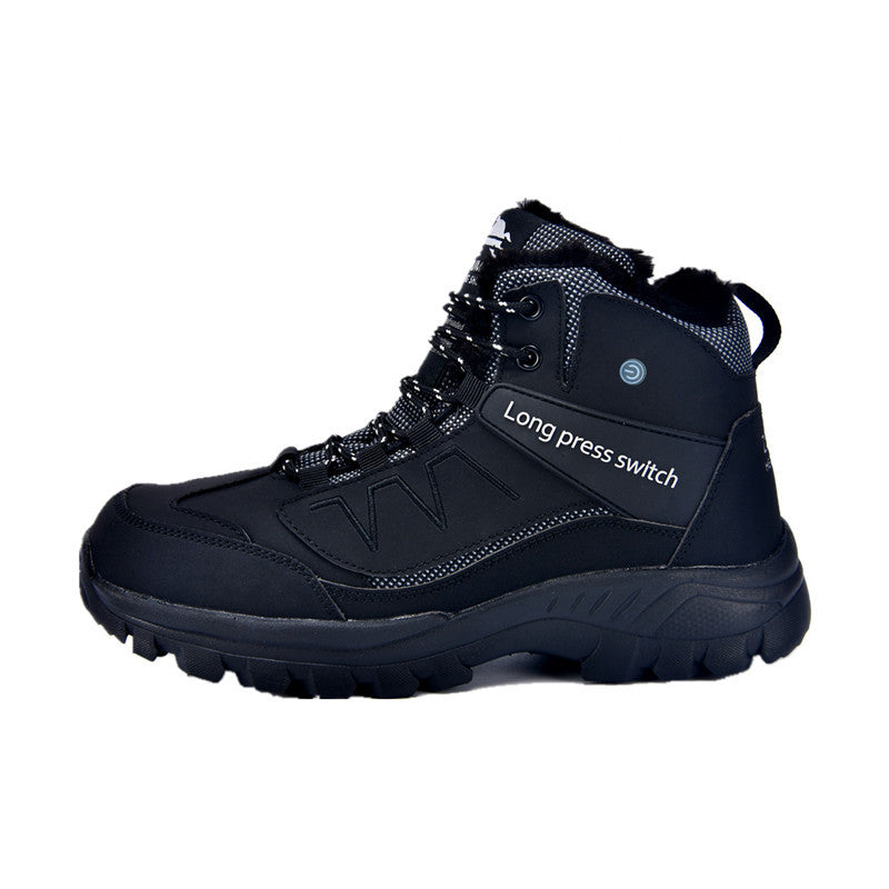 Electric Rechargeable Heated Sneakers for Women Men With 2*6000mAh Rechargeable Batteries, 3-Level Heating Models, 40℃-65℃ Winter Shoes for Indoor Outdoor Activities