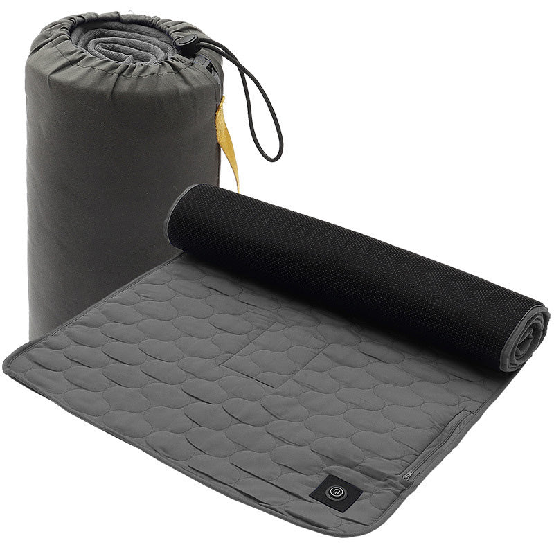 Heated Sleeping Bag Liner - 7 Heating Zones 3-Level Adjustable USB Electric Heating Sleeping Bag Pads Heated Mat for Outdoor Camping Tent Sleeping Mattress Thermalpad Foot Warmer - Firoth