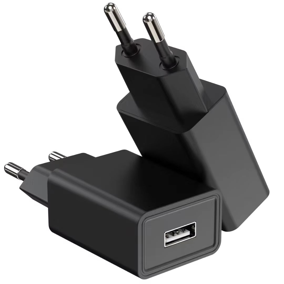 EU-Standard USB Charging Adapter Plug 5 V 2 A Wall Mount Charger