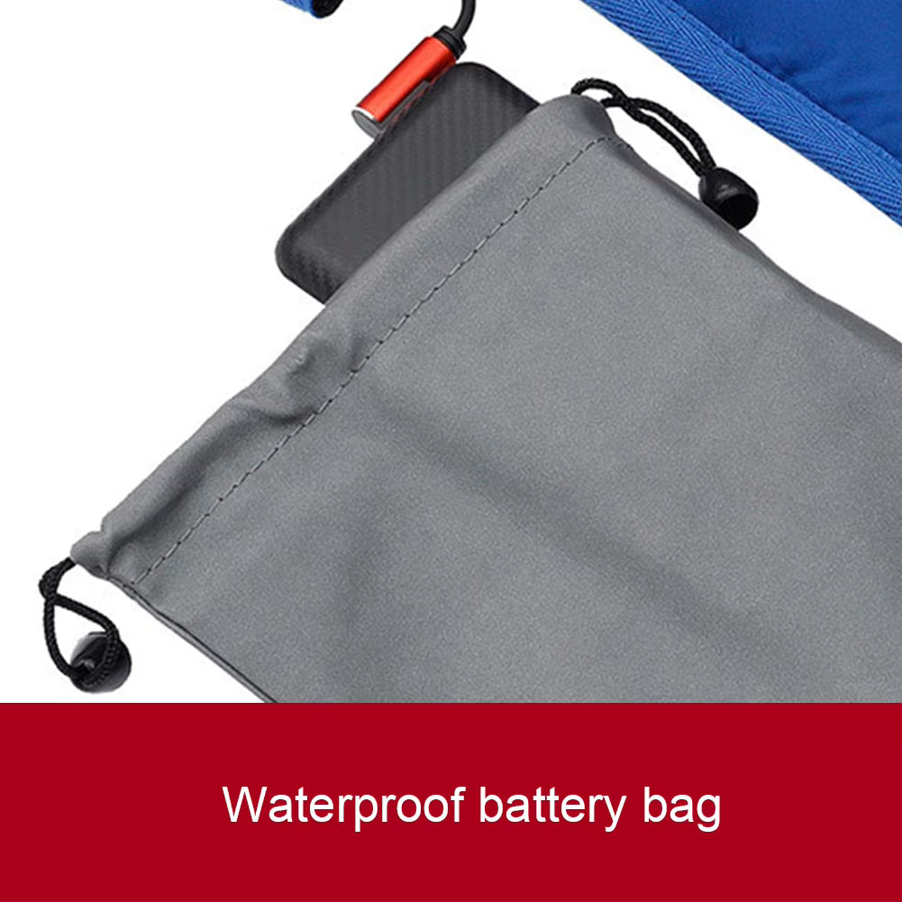 Heated Sleeping Bag Liner - 7 Heating Zones 3-Level Adjustable USB Electric Heating Sleeping Bag Pads Heated Mat for Outdoor Camping Tent Sleeping Mattress Thermalpad Foot Warmer - Firoth