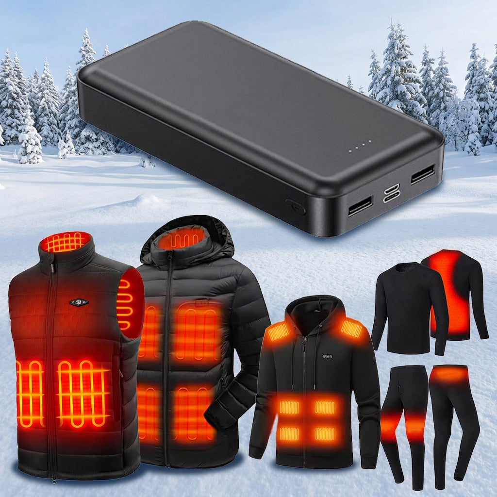 20,000mAh 5V 2A Battery Pack Power Bank for Heated Apparel