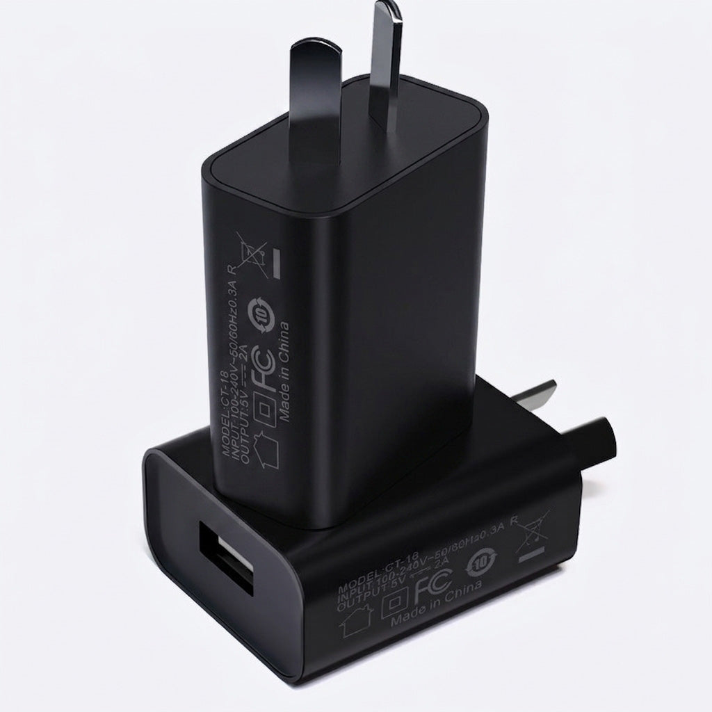 AU-Standard USB Wall Charger Plug 5V2A Power Adapter